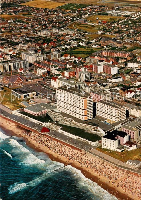 Westerland Sylt Nordseeheilbad Fliegeraufnahme