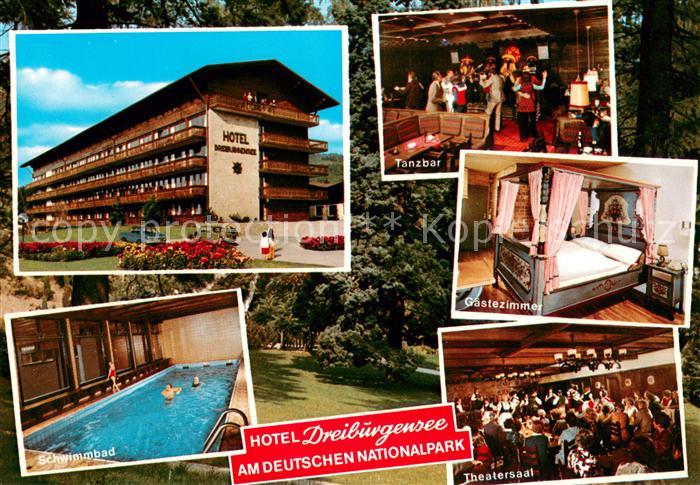 Tittling Ferienhotel Dreiburgensee Tanzbar Gaestezimmer Theatersaal Hallenbad