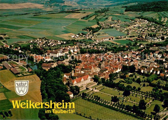 Weikersheim Taubertal Fliegeraufnahme