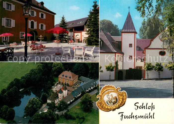 Fuchsmuehl Schloss Teich Fliegeraufnahme