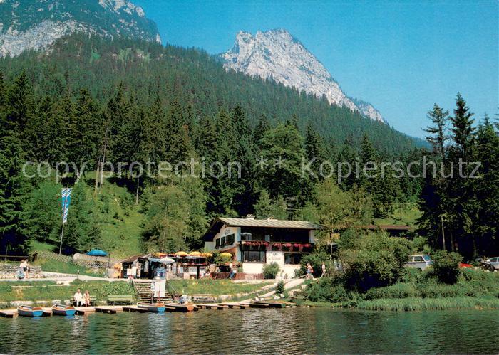 Hintersee Berchtesgaden Cafe Pension Gelfart am See Berchtesgadener Alpen