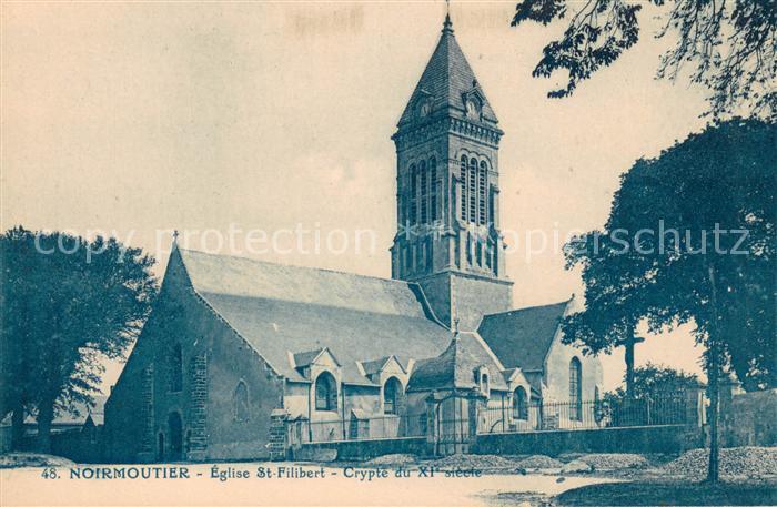 Noirmoutier-en-l Ile Eglise St Filibert Crypte du XI siecle