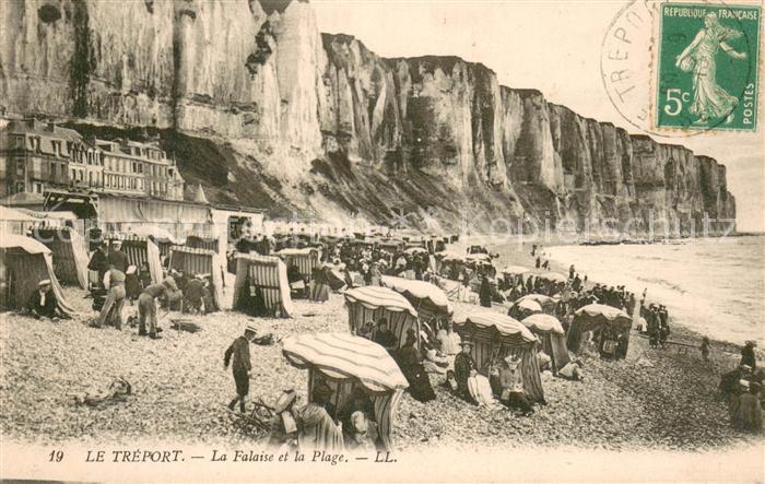 Le Treport La Falaise et la Plage