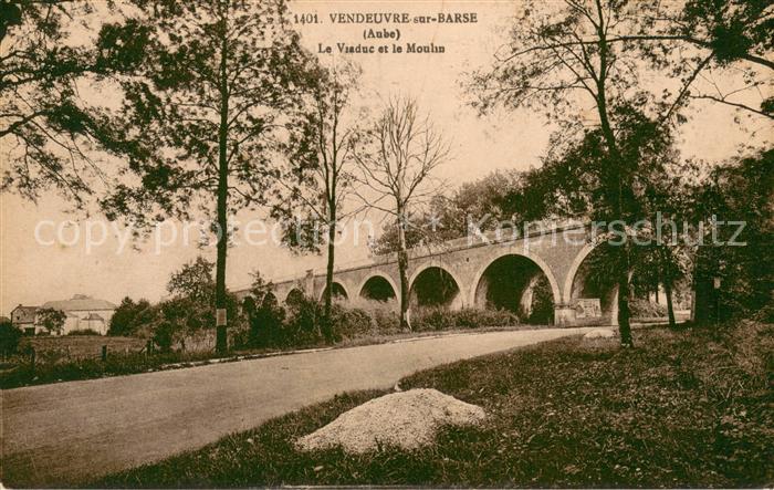 Vendeuvre-sur-Barse Le Viaduc et le Moulin
