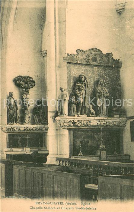 Ervy-le-Chatel Eglise Chapelle St Roch et Chapelle Ste Madeleine