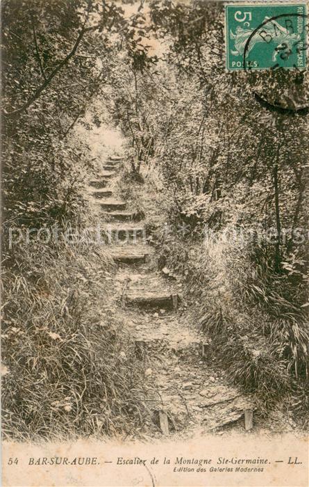 Bar-sur-Aube Escalier de la Montagne Ste Germeine