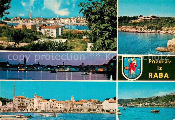 Rab Croatia Panorama Teilansichten