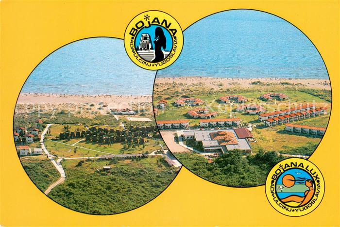 Ada Bojana Montenegro Panorama Fliegeraufnahme