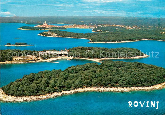 Rovinj Rovigno Istrien Fliegeraufnahme
