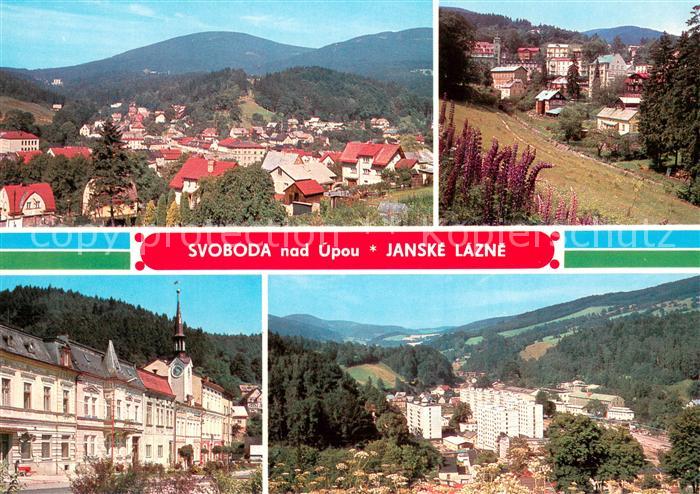 Svoboda nad Úpou Janske Lazne Celkovy pohled na Svobodu n Upou Dolni cest Jansky