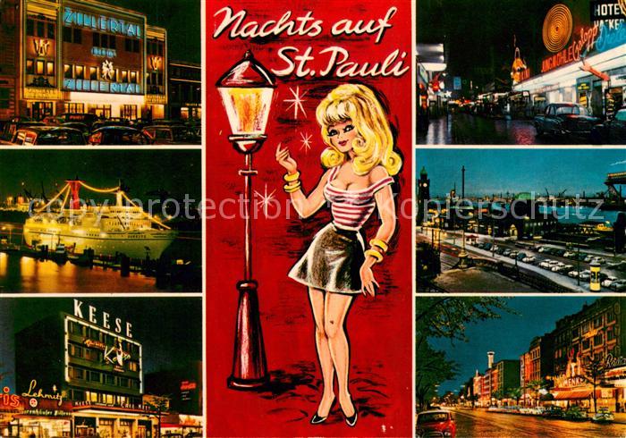 St Pauli Ansichten bei Nacht