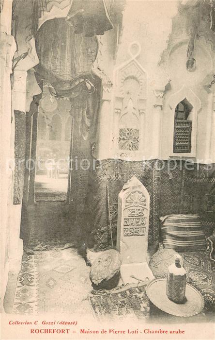 Rochefort Charente-Maritime Maison de Pierre Loti Chambre arabe