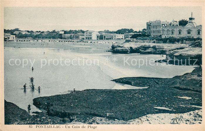 Pontaillac Un Coin de Plage