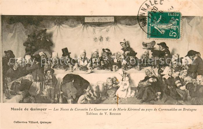 Quimper Muse Les Noces Corentin Le Guerveur et de Marie Kerinvel au pays de Corn