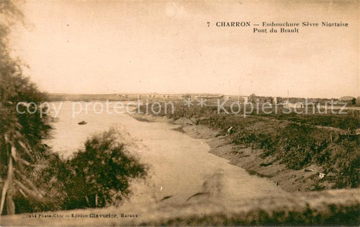 Charron Charente-Maritime Embouchure Sevre Niortaise Pont du Brault