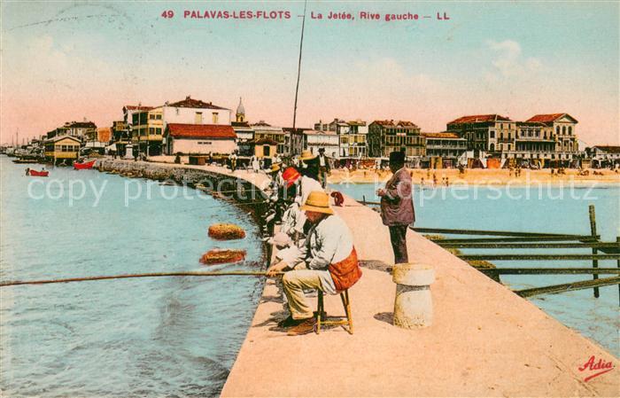 Palavas-les-Flots Herault La Jetee Rive gauche