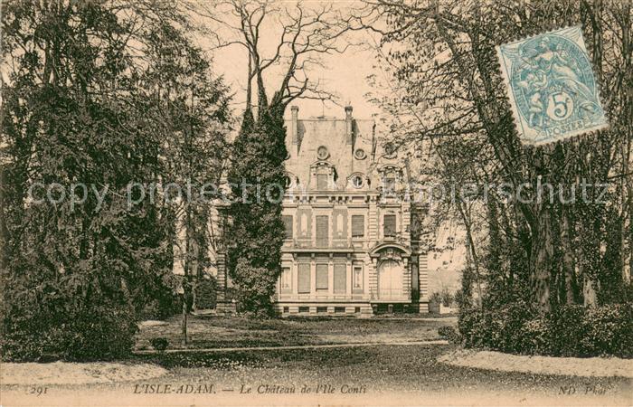 L Isle-Adam 95 Val-d Oise Le Chateau de l’Ile Conti