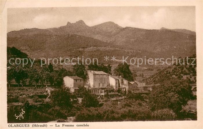 Olargues La Femme couchee