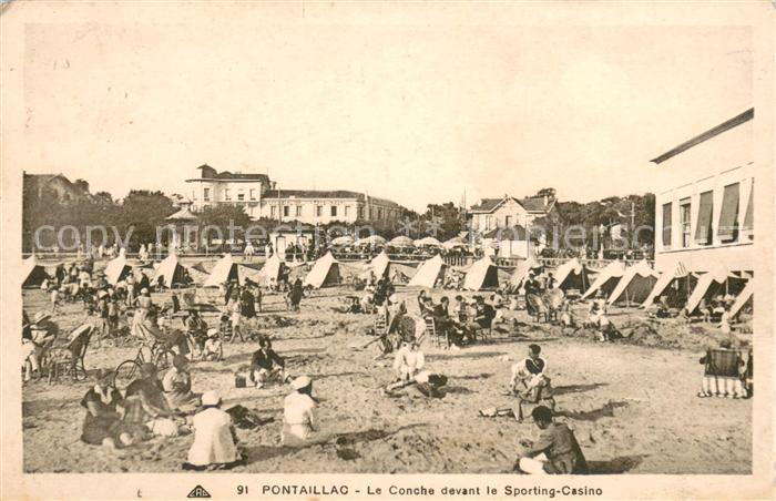 Pontaillac Le Conche devant le Sporting Casino