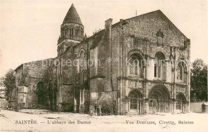 Saintes Charente-Maritime Abbaye des Dames
