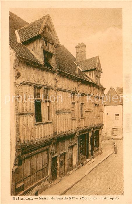 Gallardon Maison de bois du XVe Monument historique