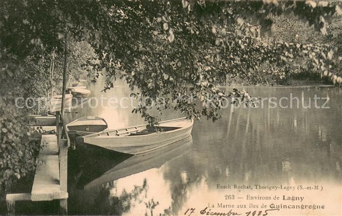 Lagny-sur-Marne La Marne aux iles de Quincangrogne