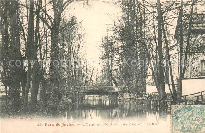 Juvisy-sur-Orge Parc de Juvisy l'Orge au Pont de l’Avenue de l'Eglise