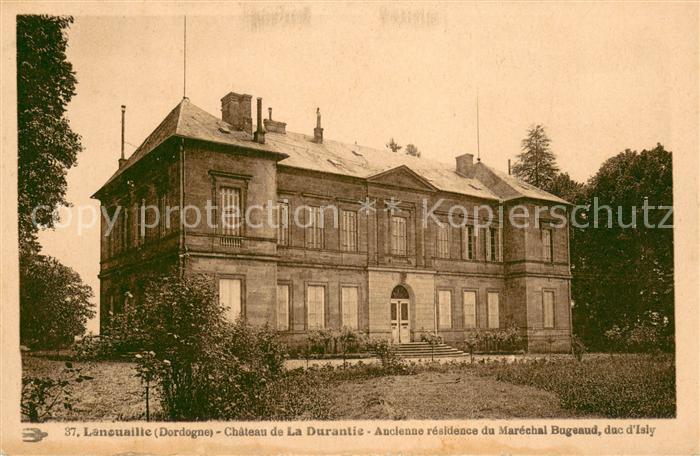 Lanouaille Chateau de La Durantie Ancienne residence du Marechal Bugeaud duc d I
