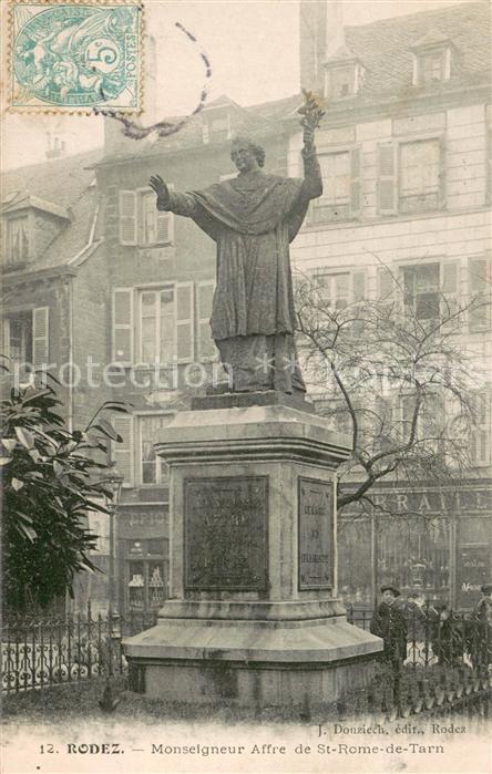 Rodez Monseigneur Affre de St Rome de Tarn