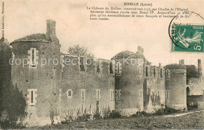 Nibelle Le Chateau du Hallier par Charles de l Hopital
