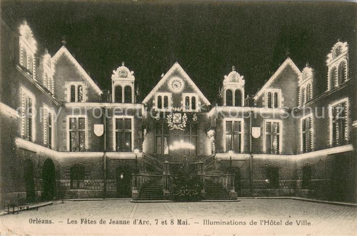 Orleans Loiret Les Fetes de Jeanne d’Arc Illuminations
