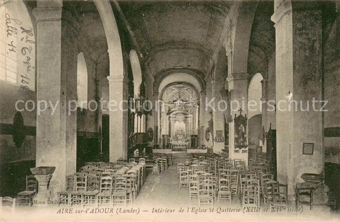 Aire-sur-l Adour Interieur de l’Eglise St Quitterie