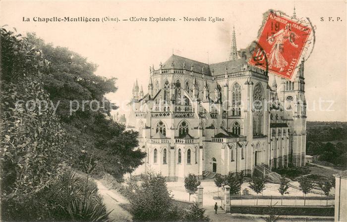 La Chapelle-Montligeon Oeuvre Explatoire Nouvelle Eglise