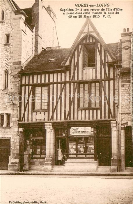 Moret-sur-Loing Napoleon 1er a son retour de l’le d’Elb