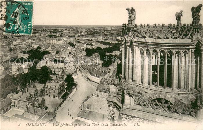 Orleans Loiret Vue geneerale prise de la Tour de la Ca