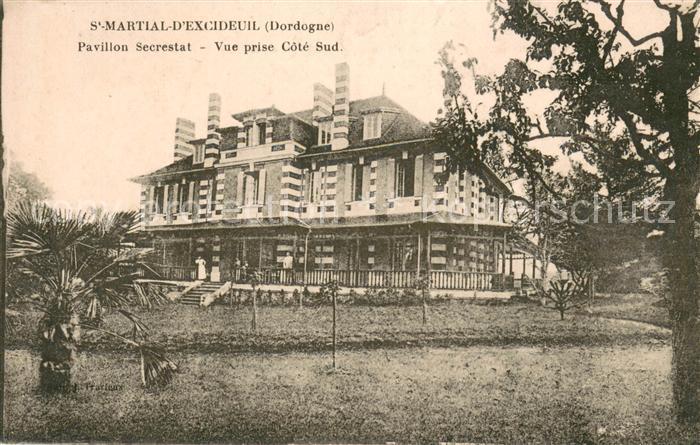 Saint-Martial-d Artenset Pavillon Secrestat Vue prise Cote Sud