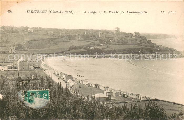 Trestraou La Plage et la Pointe de Pluanach