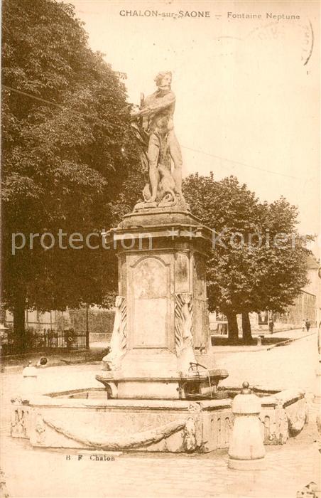 Chalon-sur-Saone Fontaine Neptuna