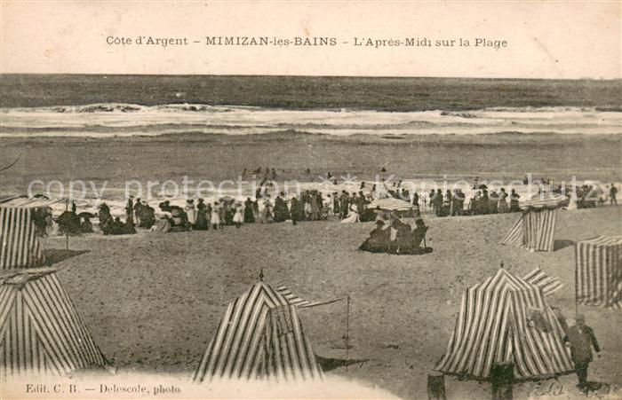 Mimizan les Bains Apres Midi sur la Plage