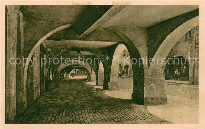 Annecy Haute-Savoie Les Arcades de la Rue Sainte Claire