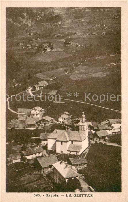 La Giettaz Vue aerienne