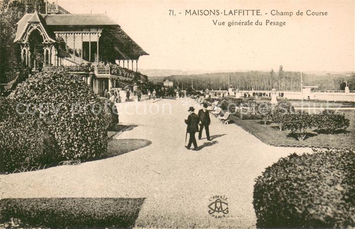 Maisons-Laffitte Champ de Course Vue generale du Pesage