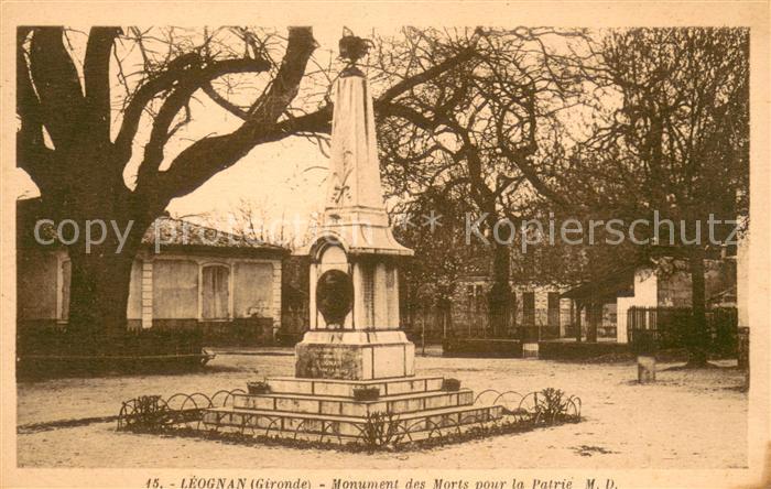 Leognan Monument des Morts pour la Patrie