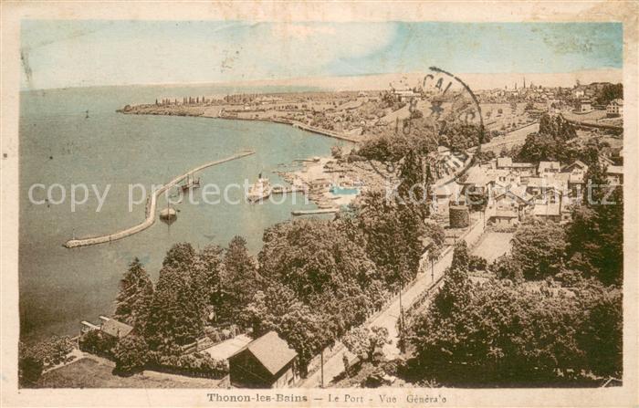 Thonon-les-Bains Le Port Vue generale