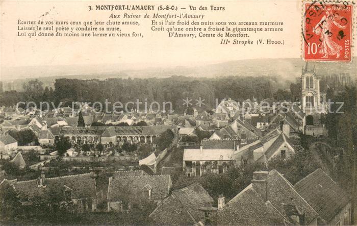 Montfort-l Amaury Vue des Tours