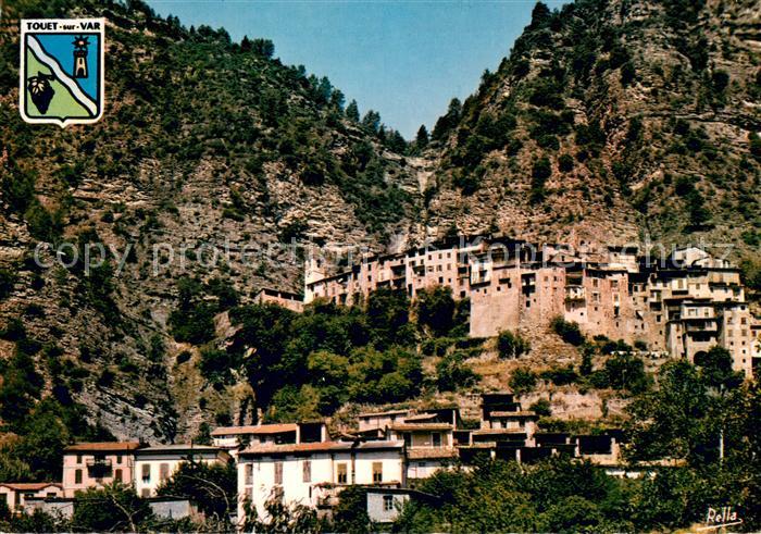 Touet-sur-Var Alpes et point de depart du celebre circuit Gorges rouges du Clans