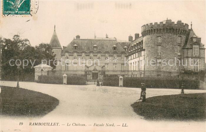 Rambouillet Chateau facade nord
