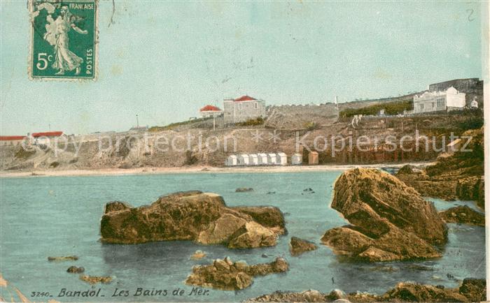 Bandol Les bains de mer