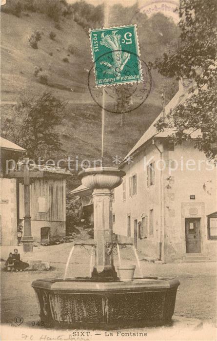 Sixt-Fer-a-Cheval Fontaine Brunnen