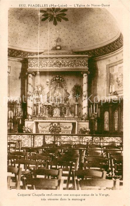 Pradelles Haute-Loire Eglise de Notre Dame Chapelle